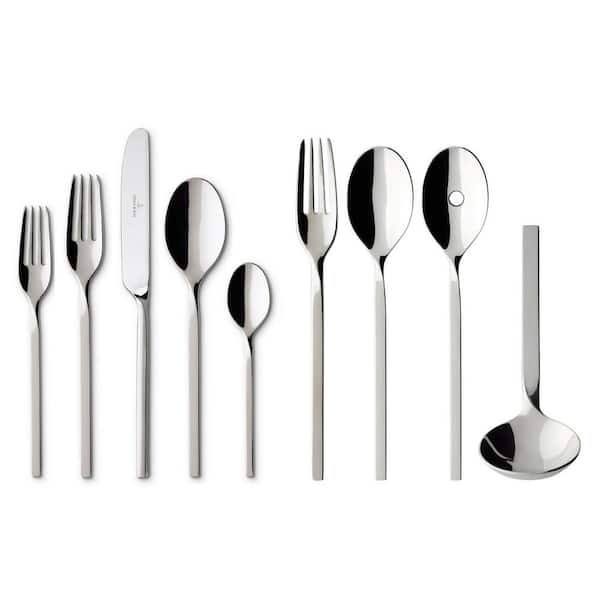 Villeroy & Boch New Wave 64-Piece Stainless Steel Flatware Service for 12