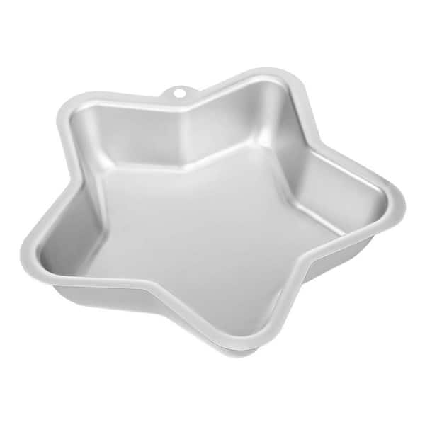 9-Cup Aluminum Alloy Nonstick Star Cake Pan Bakeware for Bread Pie Sandwich Cake Birthday Party 1 Piece