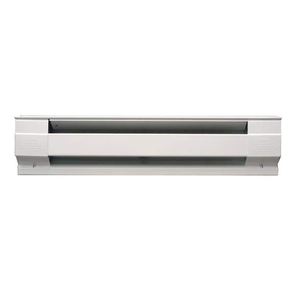 Photo 1 of 72 in. 240/208-volt 1,500/1,125-watt Electric Baseboard Heater in White