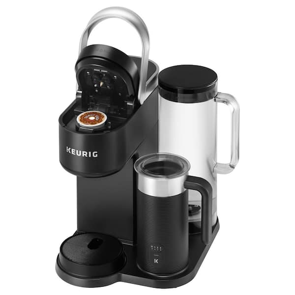 Keurig Cafe Smart Single Serve Cup Black Coffee Maker with Frother 5000365485 The Home Depot