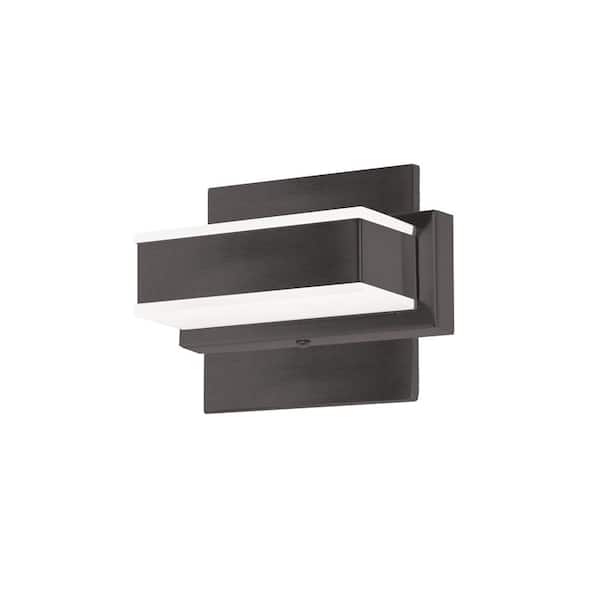 Dainolite 4.5 in. Matte Black LED Vanity Light Bar
