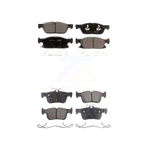 TEC Front Rear Ceramic Brake Pads Kit For Ford Fusion Lincoln MKZ Continental KTC-100535