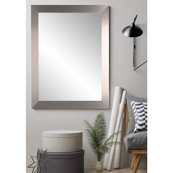 BrandtWorks Medium Rectangle Silver Casual Mirror (38.5 in. H x 32 in. W)