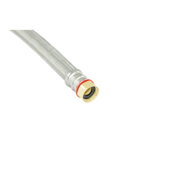 Everbilt 3/4 in. FIP x 3/4 in. FIP x 24 in. Stainless Steel Water Heater  Supply Line EBBC-07-24a - The Home Depot