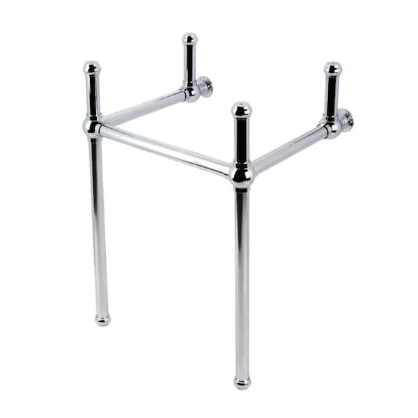 Kingston Brass Fauceture Brass Console Sink Leg in Polished Chrome
