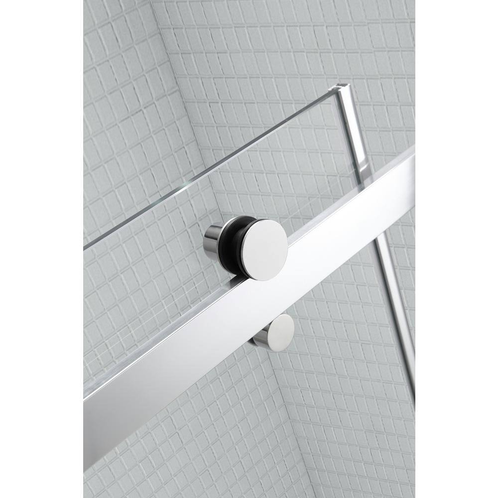 Primo 60"x78" Chrome Frameless Sliding Shower Door