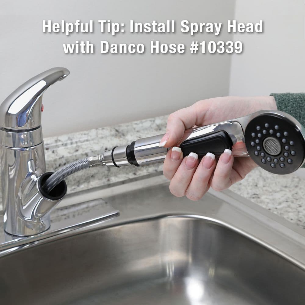 Universal Brushed Nickel Plastic Kitchen Pullout Sprayer