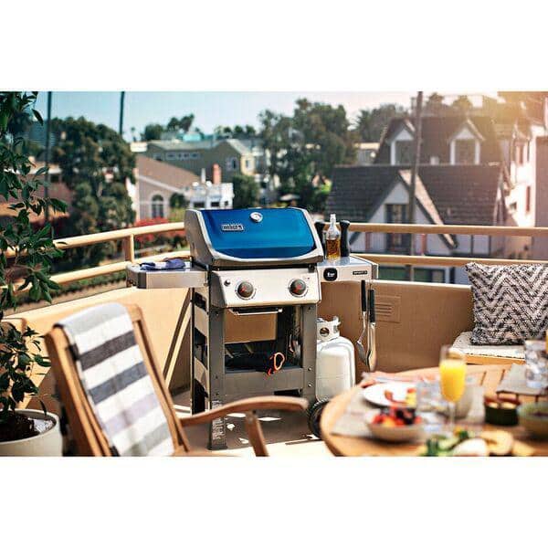 Weber Spirit E210 ツーバーナーコンロ サイドテーブル付き Weber Spirit E-210 Black 2-Burner Liquid Propane Gas Grill