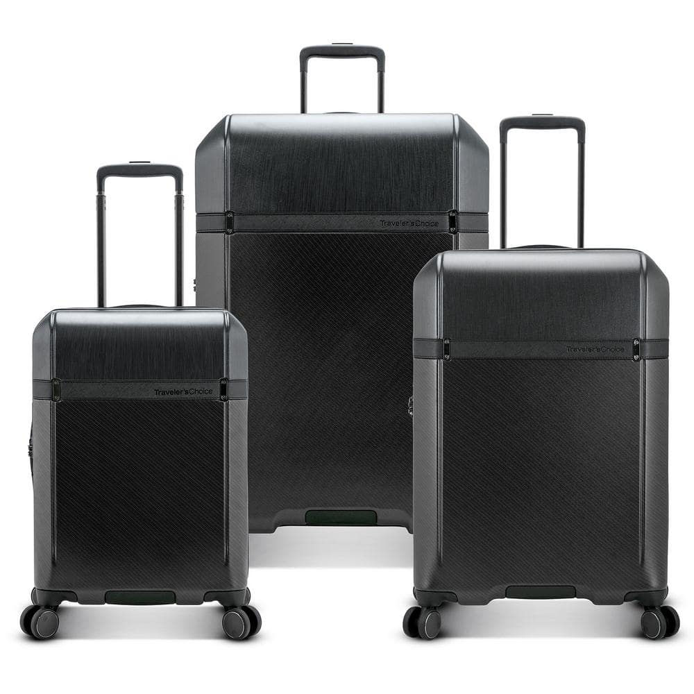 Traveler's Choice Vulkan 3-Piece Hardside Expandable Spinner