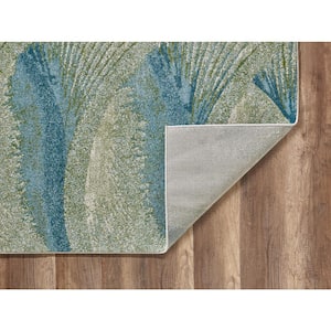 Illusions Ocean Breeze 6 ft. x 9 ft. Abstract Area Rug