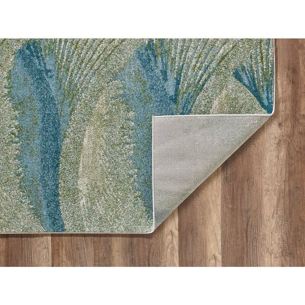Illusions Ocean Breeze 6 ft. x 9 ft. Abstract Area Rug