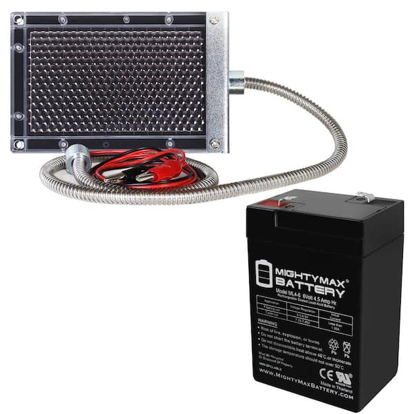 6V 4.5Ah Battery for Mojo American Hunter + 6V Solar Panel