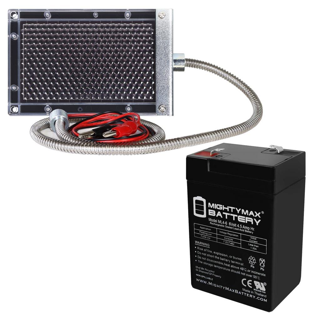 6V 4.5AH Battery Replaces Game Feeder Deer Lighting + 6V Solar Panel price history on PriceWatchPro