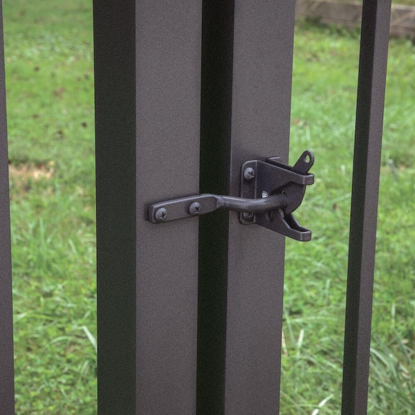 Xuee Flip Latch-Barn Door Lock Casement Window Lock French Door Lock-Solid Bronze (Brushed)