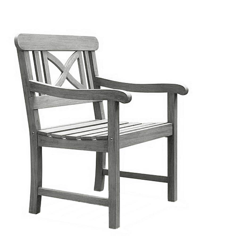 Vifah V1298 Renaissance Outdoor Hand-Scraped Hardwood Armchair (B008A3YPRS)