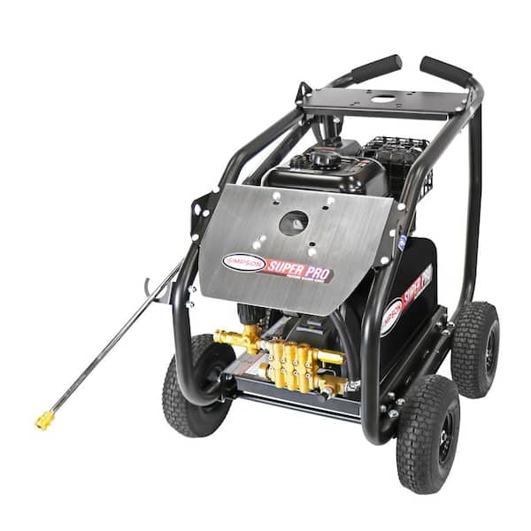 SIMPSON 4400 PSI 4.0 GPM SUPER PRO ROLL CAGE Cold Water Gas Pressure Washer w/ AAA Triplex Pump