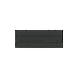 Take Home Sample - Thyme Dark Green 3 in. x 8 in. Glass Peel and Stick Wall Mosaic Tile (0.17 Sq. Ft./Each)