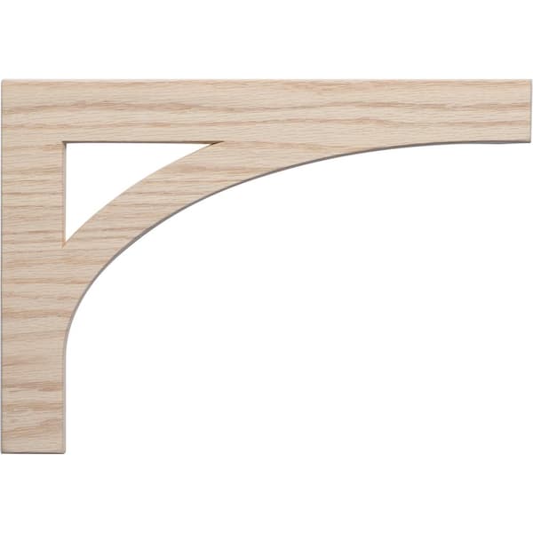 L.J. Smith Stair Parts #54 8.125 in. x 11.50 in. x 0.25 in. Birch Stair Bracket Right