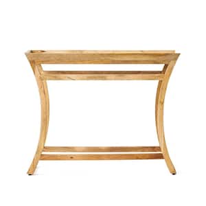 Pertica Rectangle Natural Handcrafted 42 in. Console Table