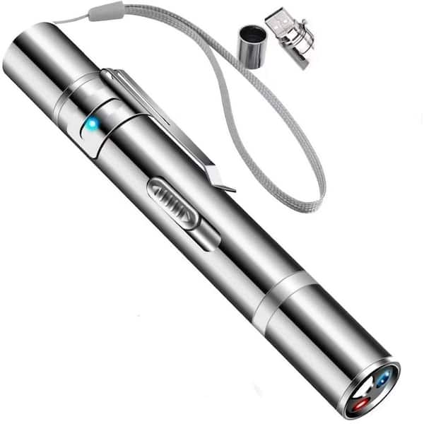 Cat Dog Laser Pointer Toy 7 Adjustable Patterns Long Range 3 Modes Training Chaser Interactive Screen USB Rechargeable