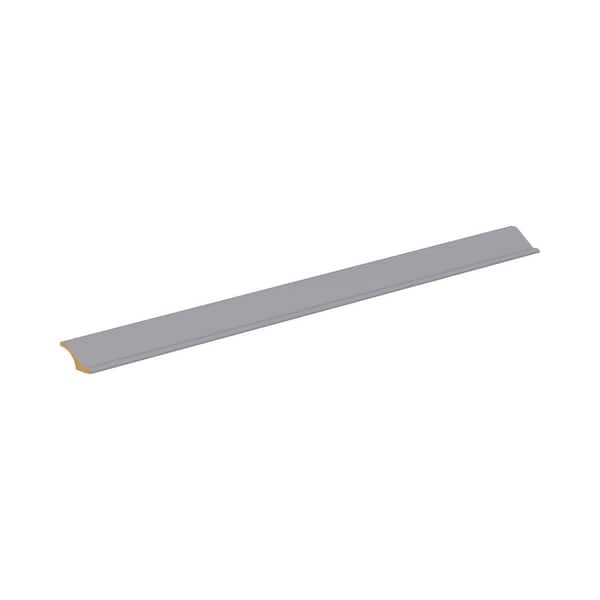 Roseland 4.98 in. W x 3.27 in. D x 96 in. H Crown Moulding in Slate Gray with Cleat