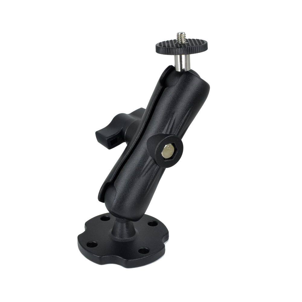 Heavy-Duty Camera Mount Aluminum Alloy Dual Ball Heads 1 in. Arm Wall Desktop Bracket Adjustable Black 1 Piece price history on PriceWatchPro