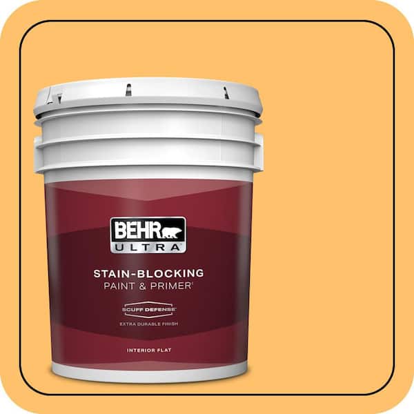 BEHR ULTRA 5 gal. #P250-5 Solar Storm Extra Durable Flat Interior Paint & Primer