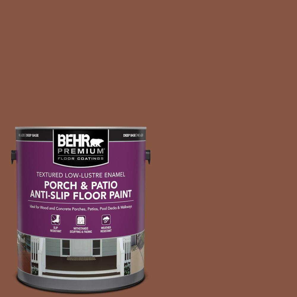 1 gal. #S210-7 October Leaves Textured Low-Lustre Enamel Interior/Exterior Porch and Patio Anti-Slip Floor Paint price history on PriceWatchPro