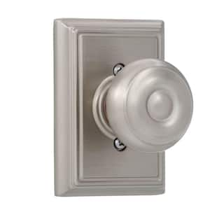 Schlage Bowery Matte Black Privacy Bed/Bath Door Knob with Collins Trim F40  G BWE 622 COL - The Home Depot