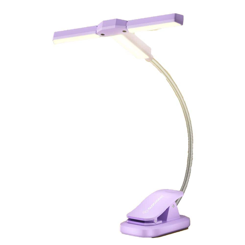 Innovative Clip-On 5-Volt 55 Lumen Integrated LED Reading Clamp Work Light Battery Operated 12.2 in. Tool Only in Purple price history on PriceWatchPro