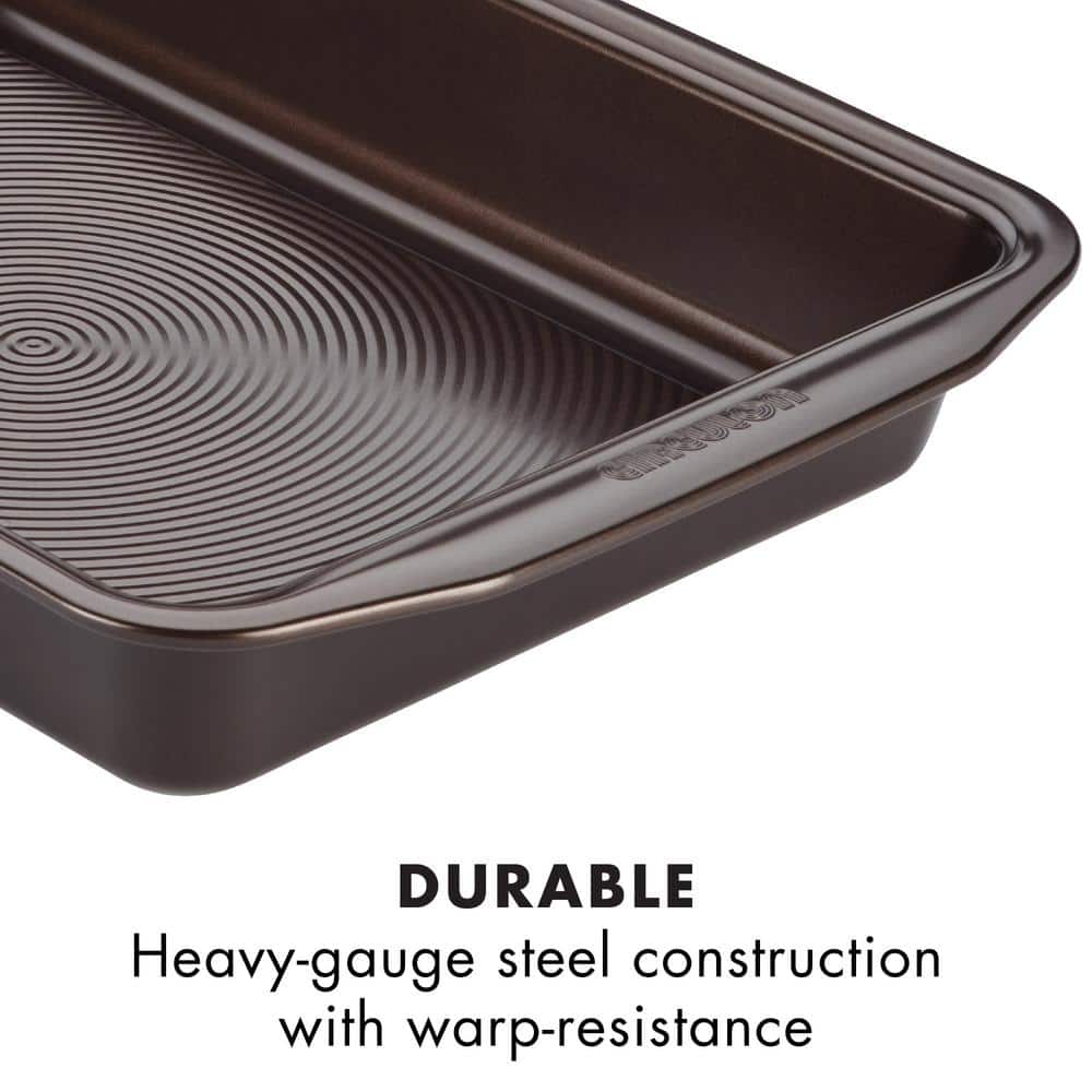 Circulon 10-Piece Chocolate Brown Nonstick Bakeware Set