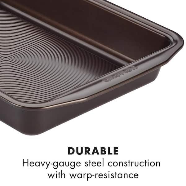 Circulon 15 x 10 Steel Nonstick Baking Sheet, BAKING PAN SET INCLUDES:  10-In x 15-In baking sheet, 2-in-1 cooling racks,Oven safe 450°F(3 Pieces)