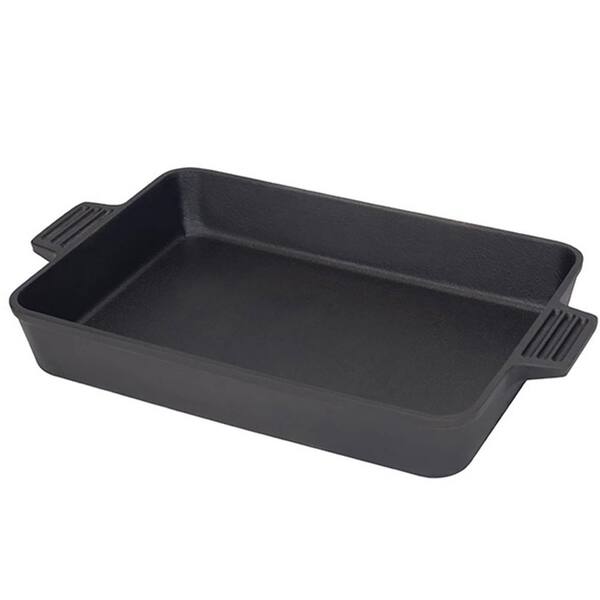 BAYOU CLASSIC Rectangular Cast Iron Cake Pan Casserole Bakeware Dish