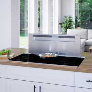 Benchmark 36 in. Induction Cooktop in Black with Stainless Steel Trim with 5 Elements