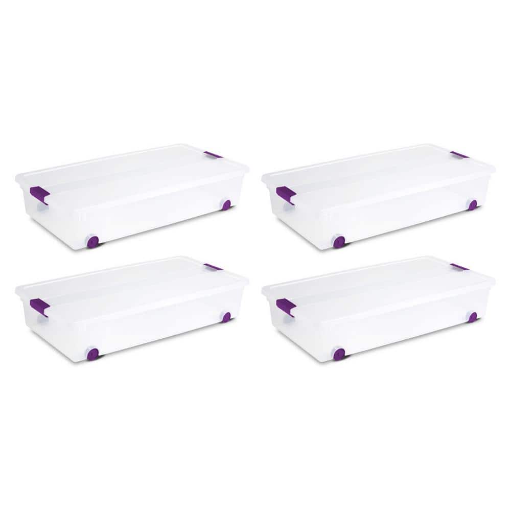 60-Qt. Wheeled Underbed Box 4 Pack price history on PriceWatchPro