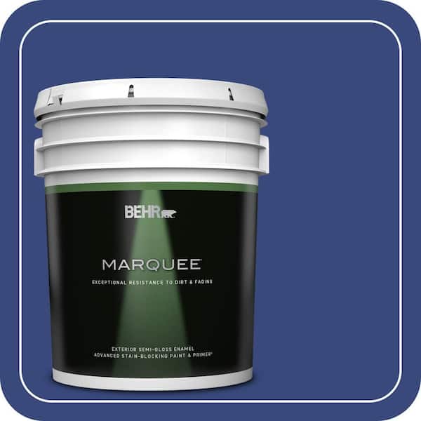 BEHR MARQUEE 5 gal. #MQ5-49 Expressionism Semi-Gloss Enamel Exterior Paint & Primer
