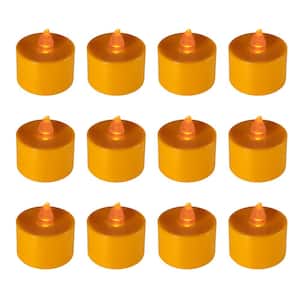 Orange LED Tealights (Box of 12)