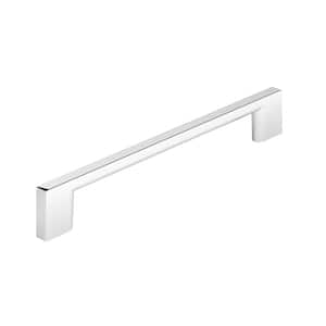 Armadale Collection 6 5/16 in. (160 mm) Chrome Modern Rectangular Cabinet Bar Pull