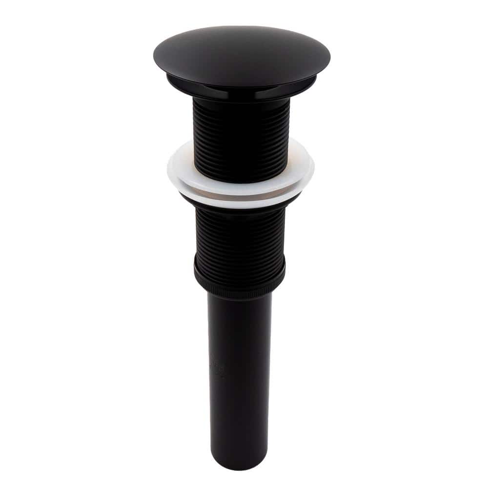 1-5/8 in. Bathroom Vessel Vanity Sink Umbrella Drain without Overflow in Matte Black price history on PriceWatchPro