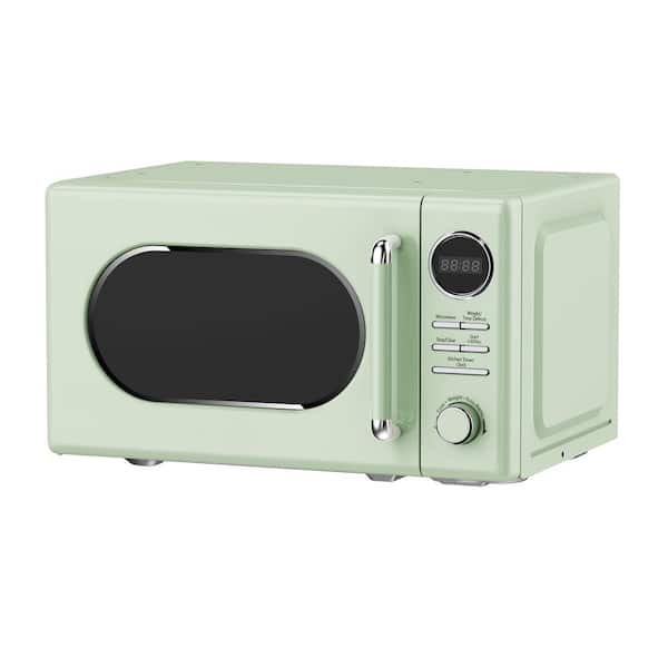 0.7-Cu. Ft. 700W Retro Countertop Microwave Oven in Mint Green