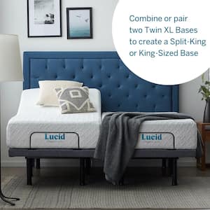 Split King Deluxe Adjustable Bed Base with Wireless Remote and Smart App