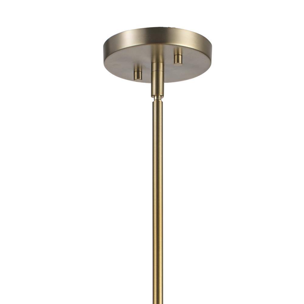 Charlotte Midcentury Modern Antique Gold Cluster Chandelier