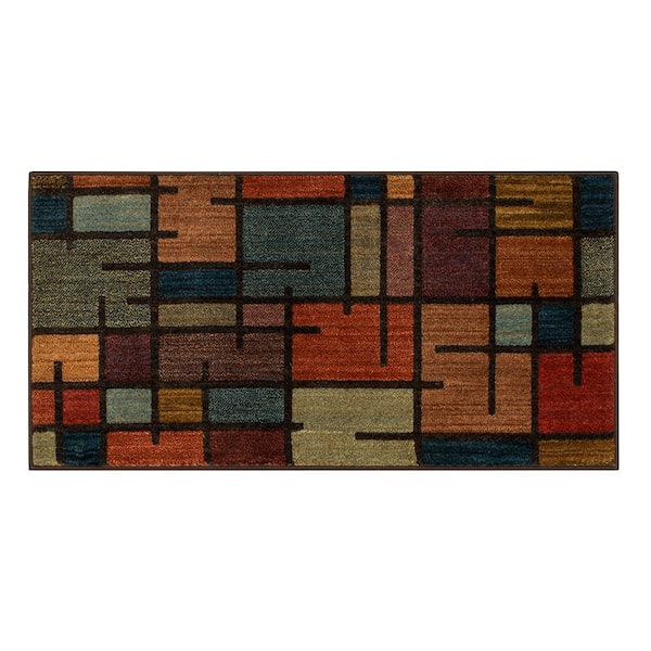 Home Decorators Collection Fairfield Charcoal 2 ft. x 4 ft. Scatter Area Rug