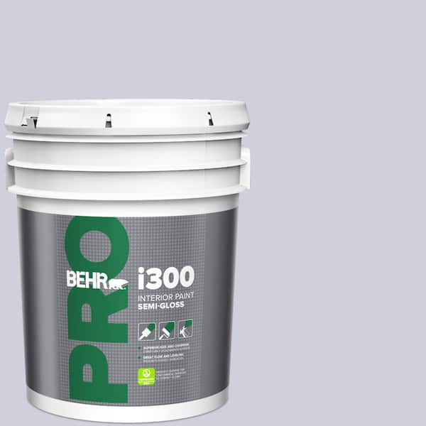 BEHR PRO 5 gal. #640E-3 Simplicity Semi-Gloss Interior Paint