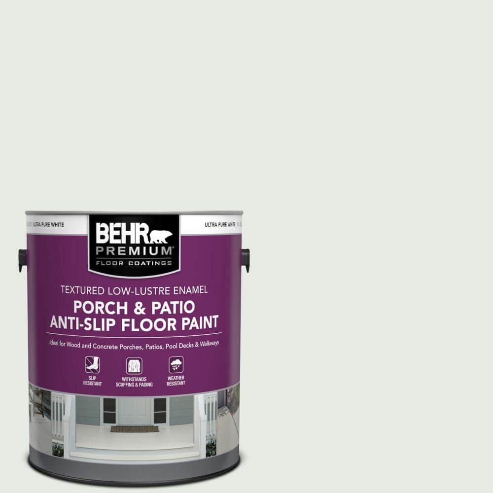 1 gal. #BL-W07 Wind Chill Textured Low-Lustre Enamel Interior/Exterior Porc