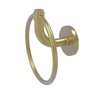 Remi Collection Towel Ring in Satin Brass