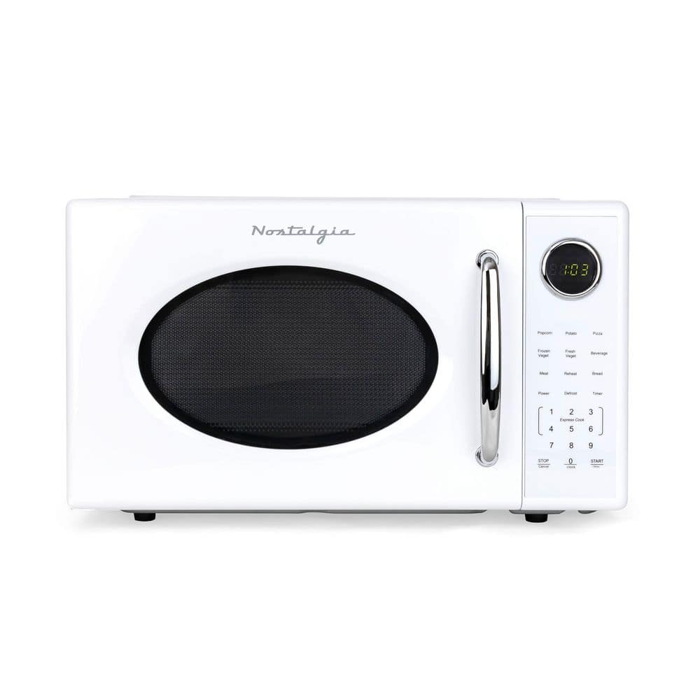 Retro Microwave-1.1 cu. ft. and 1000 Watt Countertop Microwave-White price history on PriceWatchPro