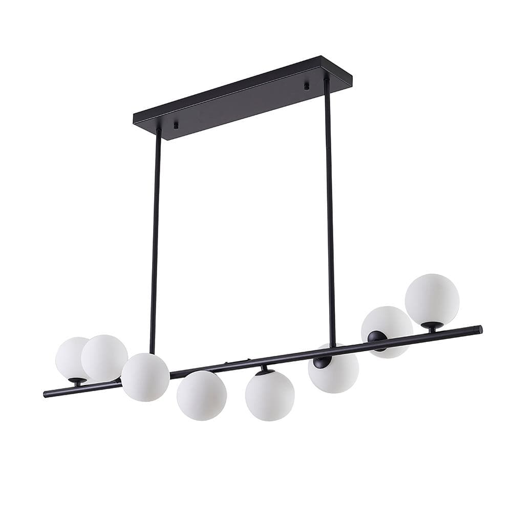 Axton 8-Light Black Chandelier