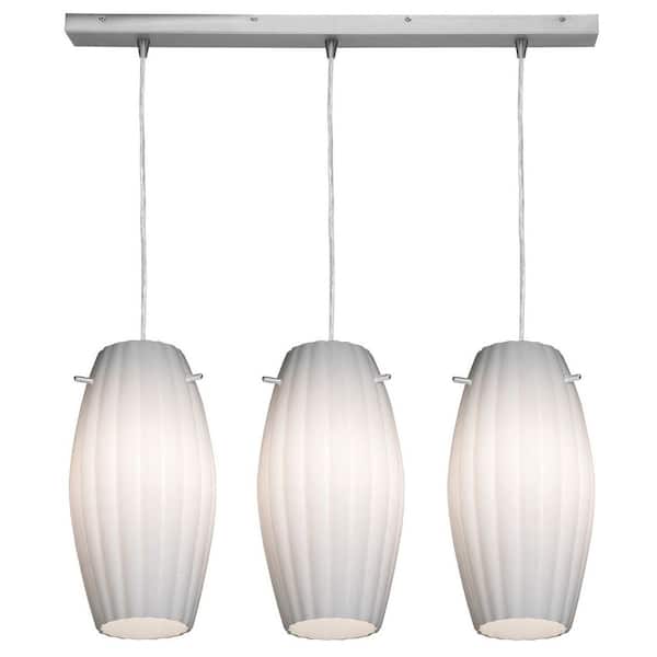 Access Lighting 3-Light Pendant Oil Rubbed Bronze Finish Opal Glass-DISCONTINUED