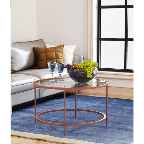 gold trim coffee table